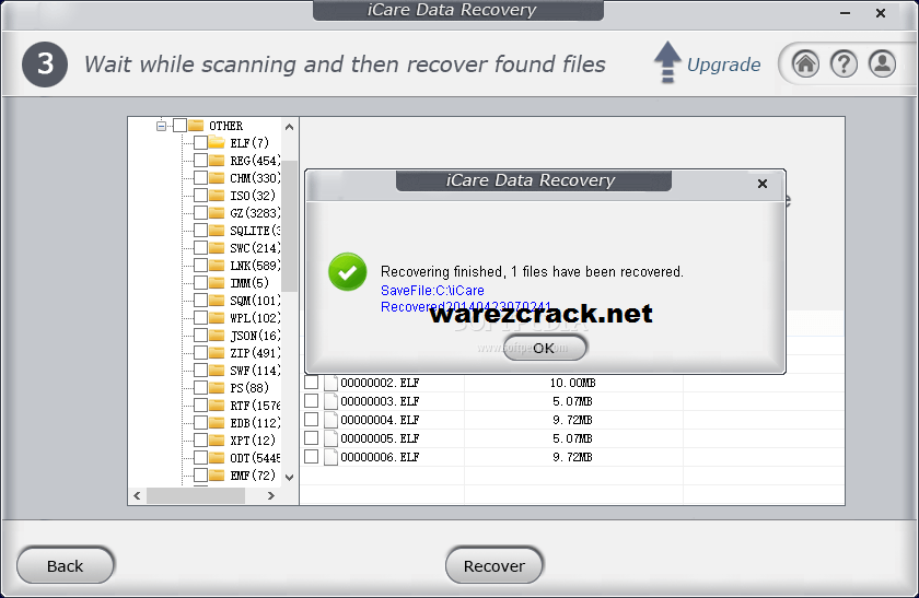 Icare Recovery 7.9 Serial Key
